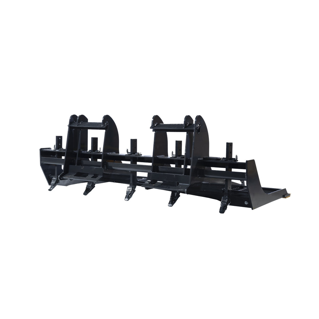 Universal quick attach mount plate on land planer