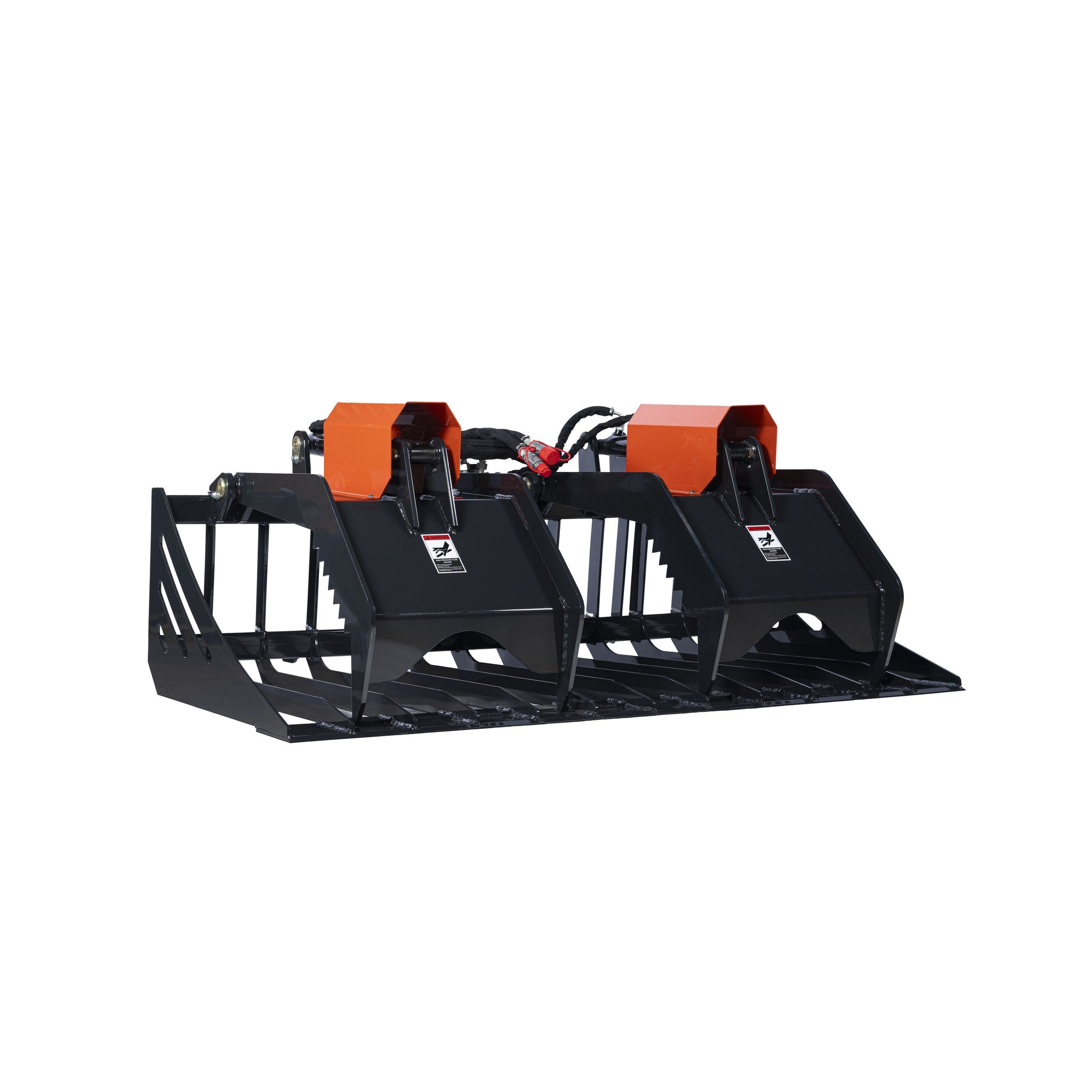 72 inch heavy duty skid steer rock grapple bucket