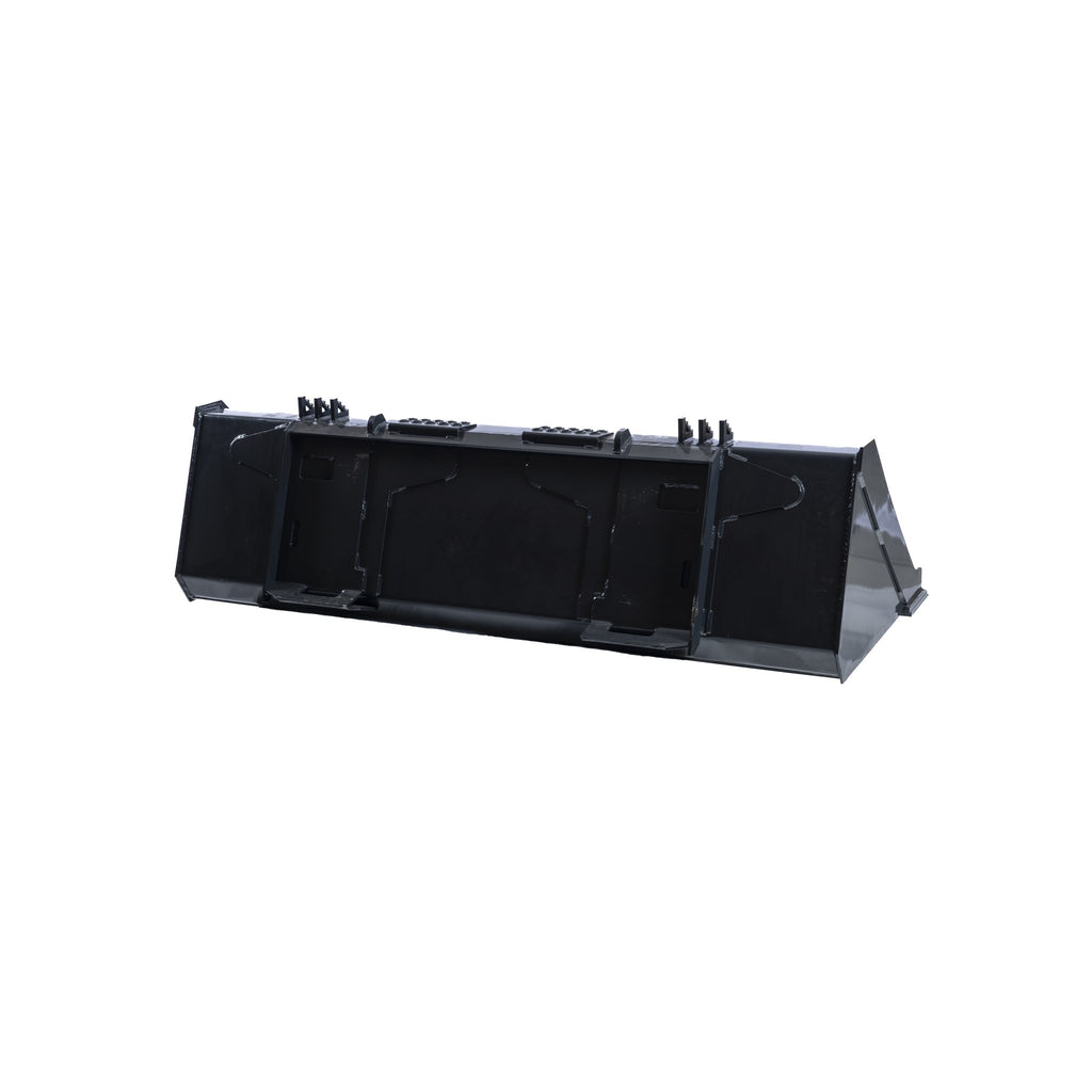 Universal quick attach mount plate on standard bucket